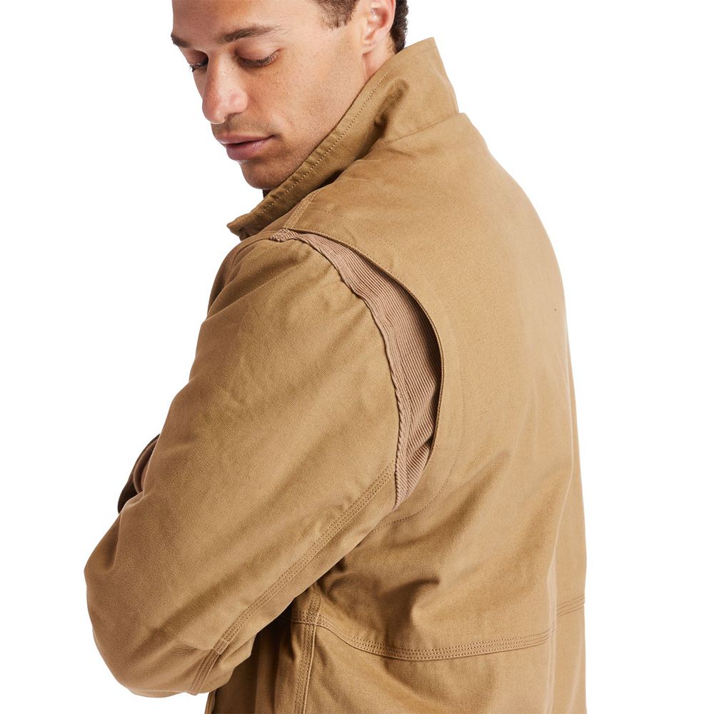 Jaqueta Masculino - Timberland Pro® Gritman Lined Lona - VSGOQ9782 - Marrom